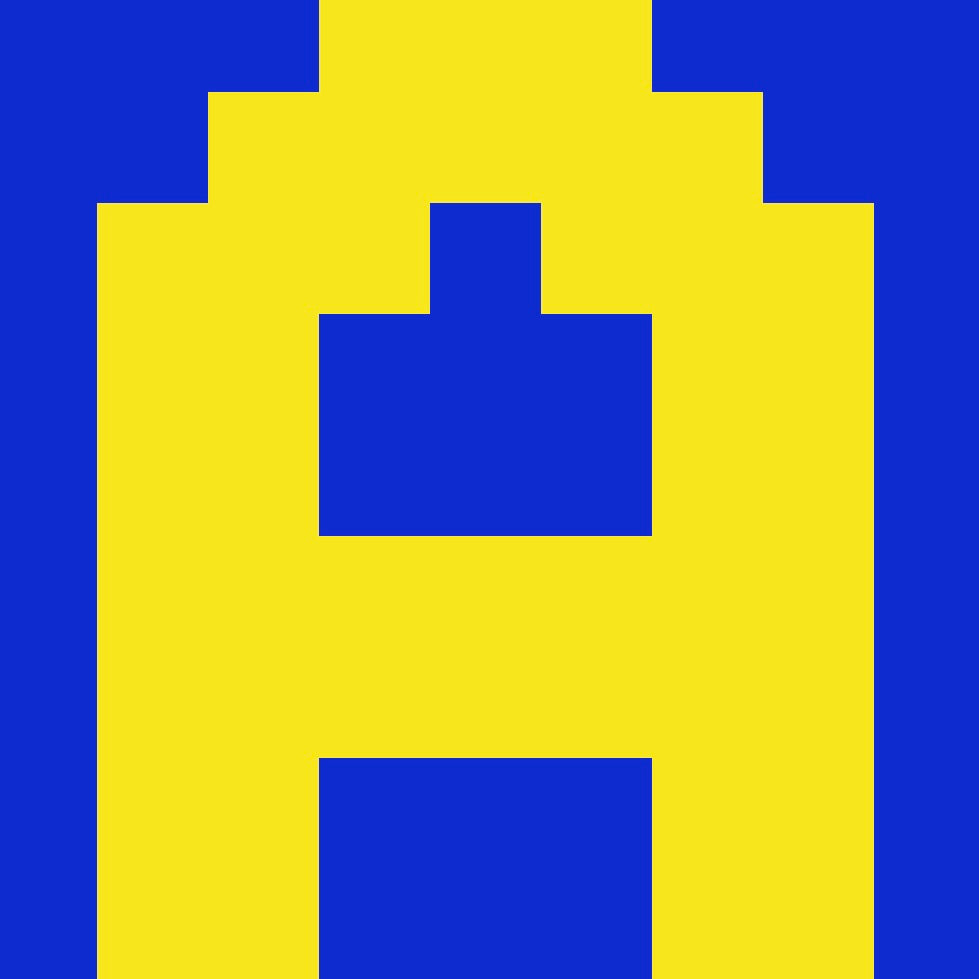 Personalized Letter Cube Art - Letter A