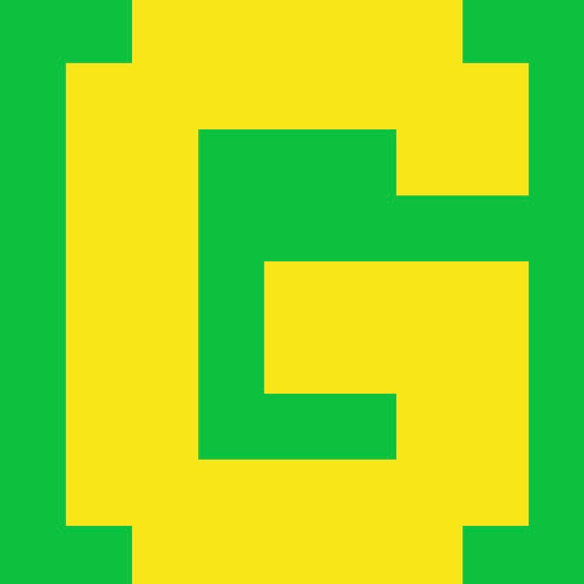 Personalized Letter Cube Art - Letter G