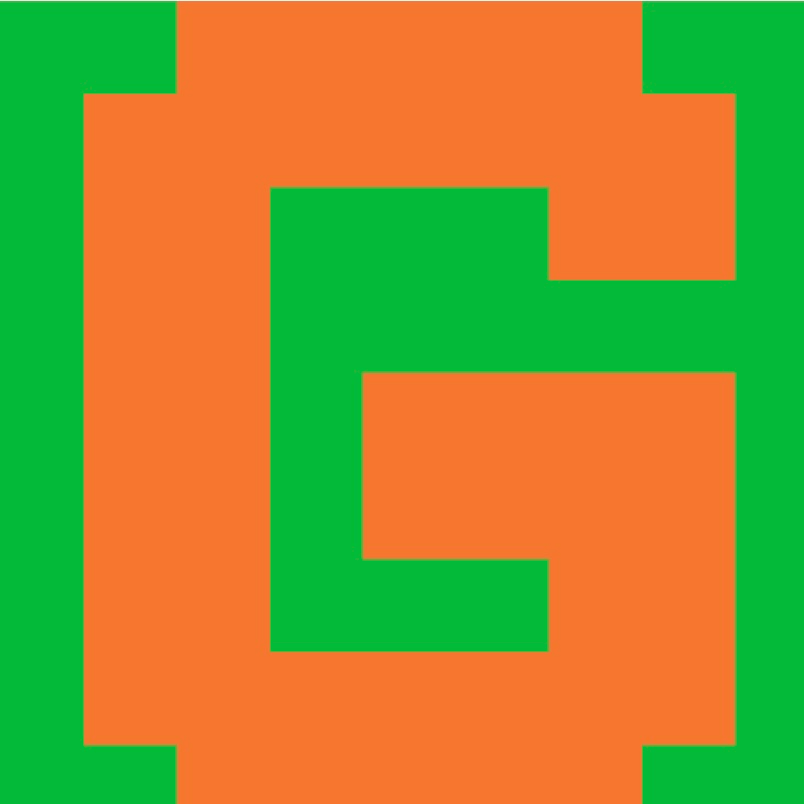 Personalized Letter Cube Art - Letter G