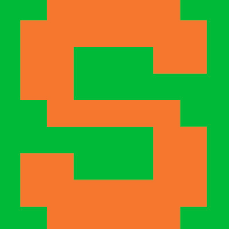 Personalized Letter Cube Art - Letter S