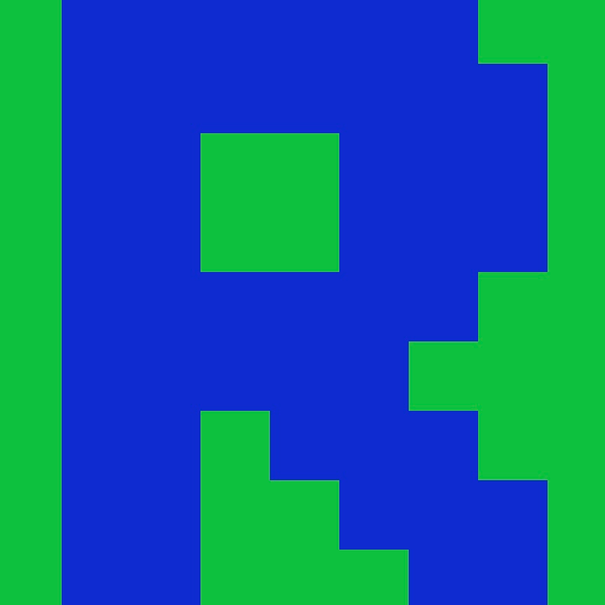Personalized Letter Cube Art - Letter R