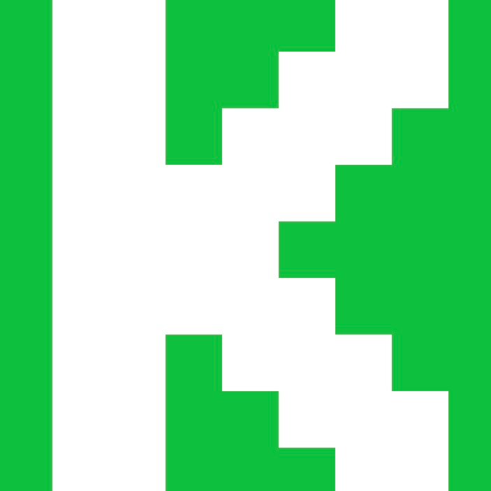 Personalized Letter Cube Art - Letter K