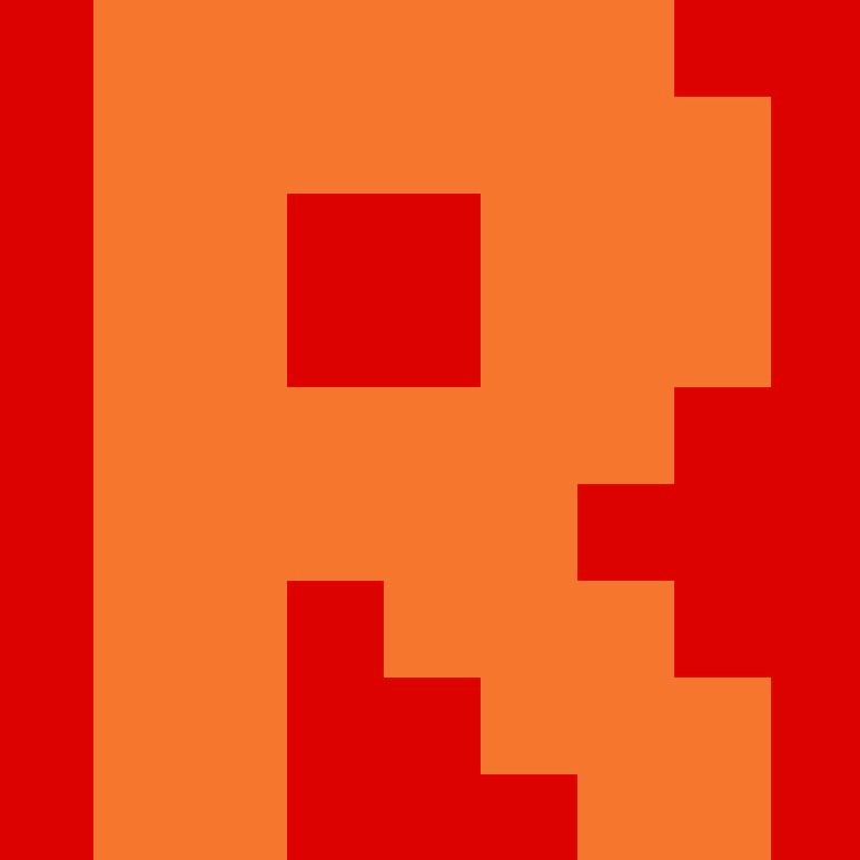 Personalized Letter Cube Art - Letter R