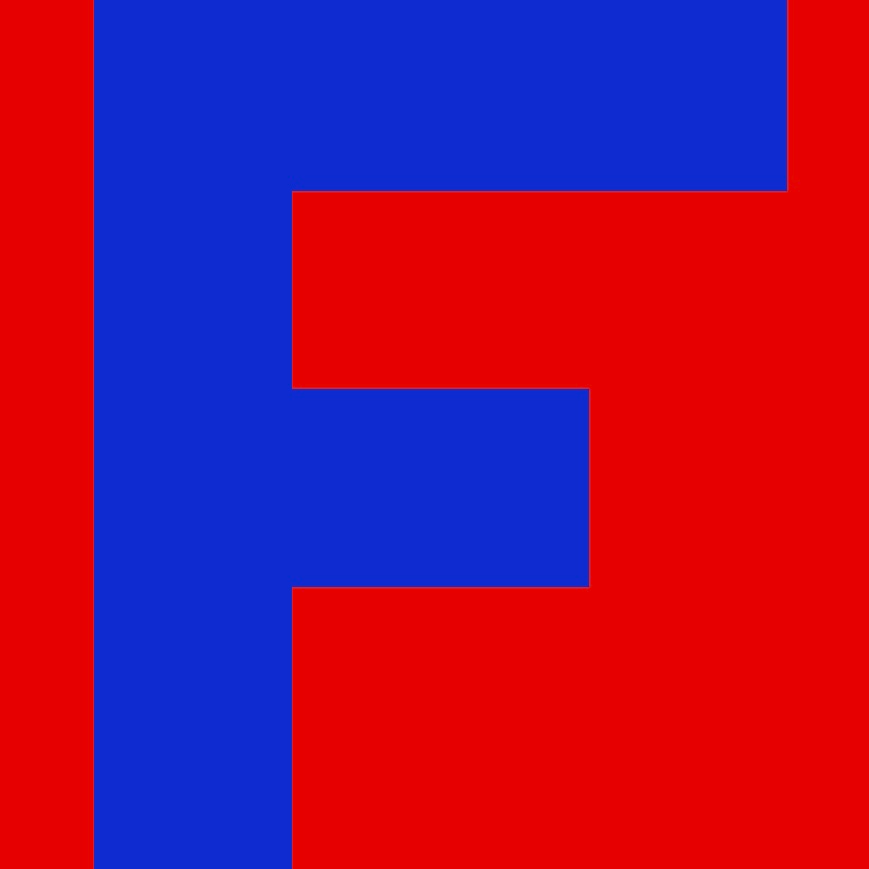 Personalized Letter Cube Art - Letter F