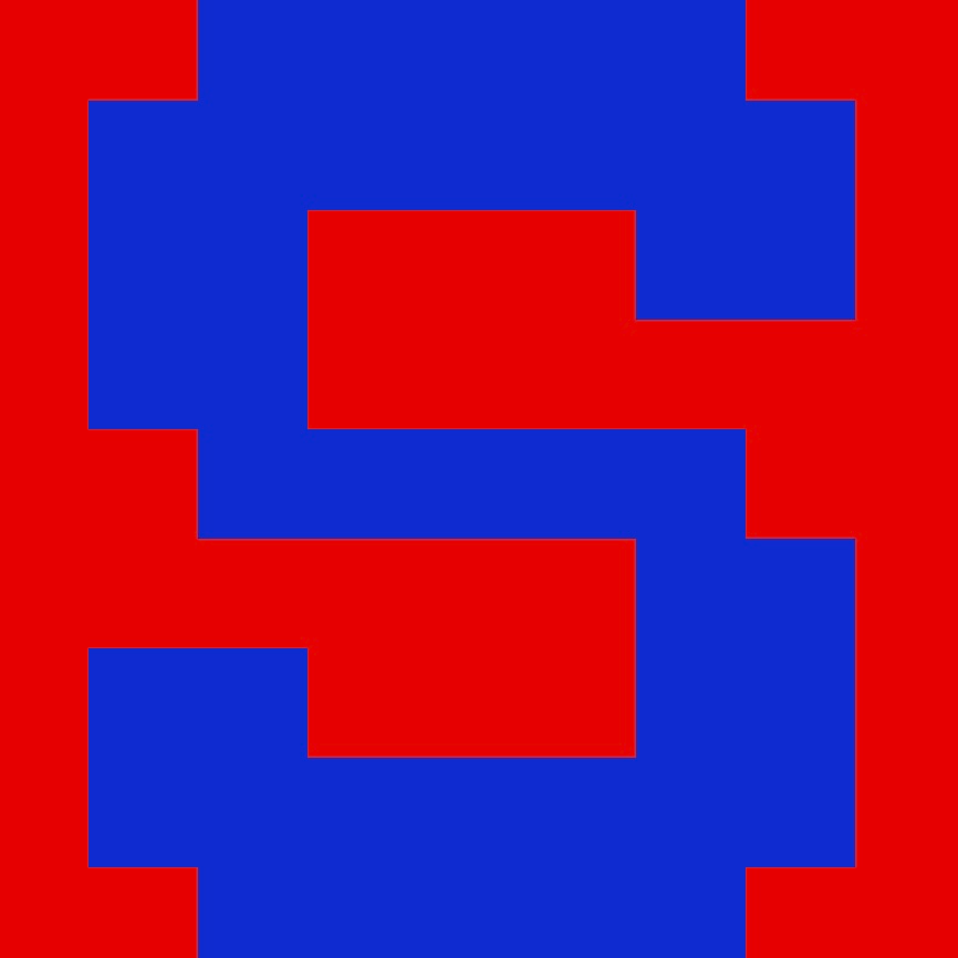 Personalized Letter Cube Art - Letter S