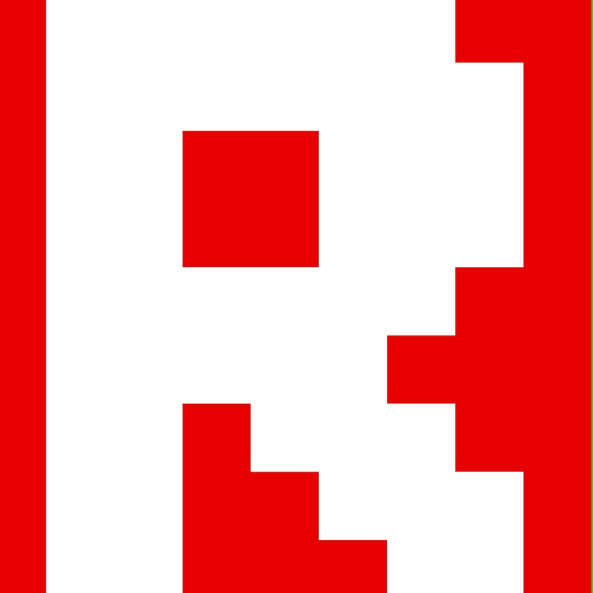 Personalized Letter Cube Art - Letter R