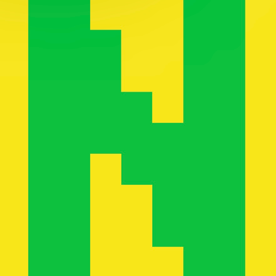 Personalized Letter Cube Art - Letter N
