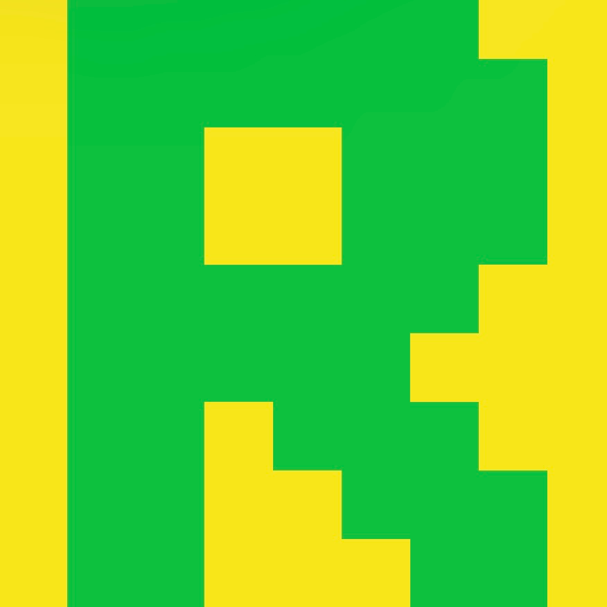 Personalized Letter Cube Art - Letter R