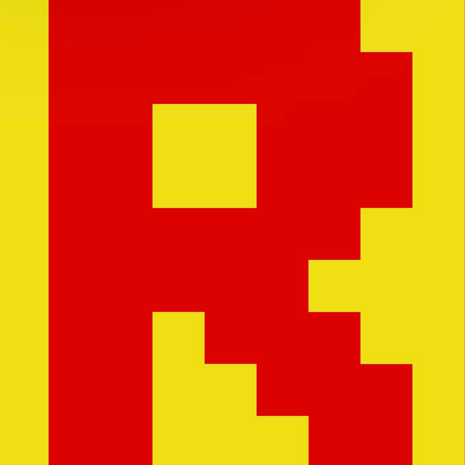 Personalized Letter Cube Art - Letter R