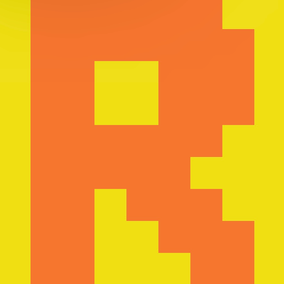Personalized Letter Cube Art - Letter R