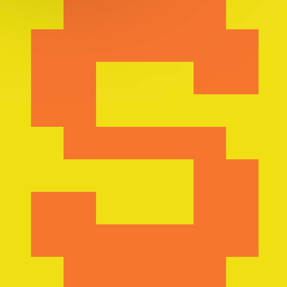 Personalized Letter Cube Art - Letter S