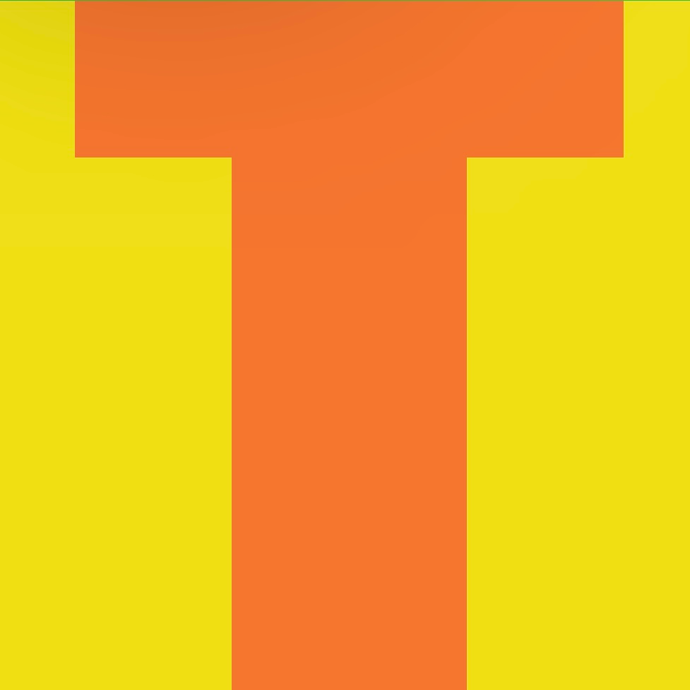 Personalized Letter Cube Art - Letter T