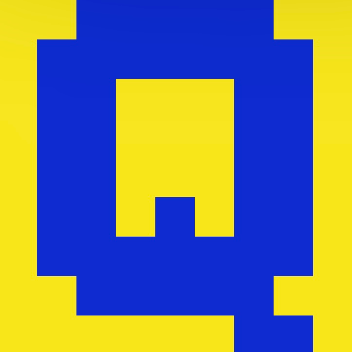 Personalized Letter Cube Art - Letter Q