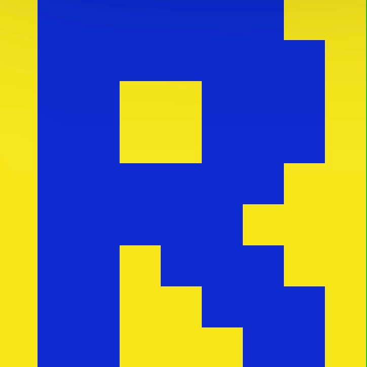 Personalized Letter Cube Art - Letter R