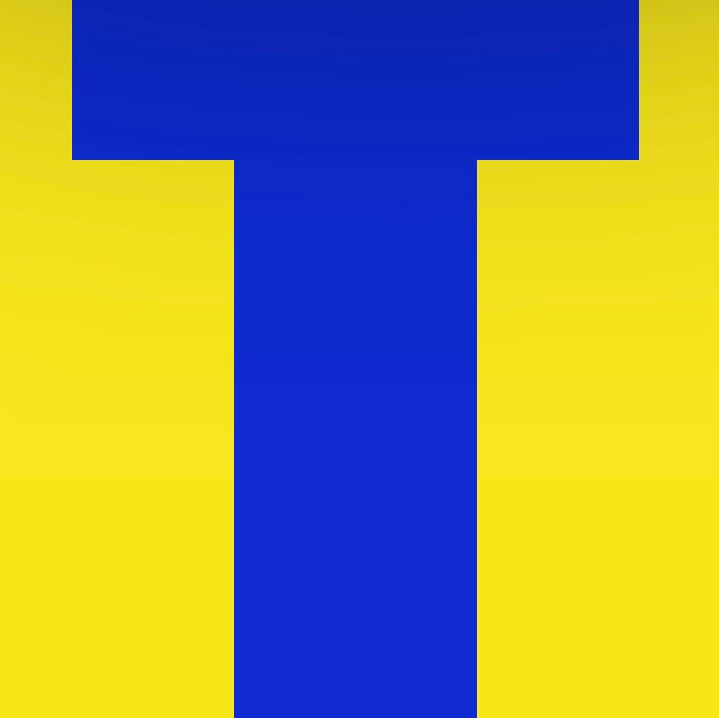Personalized Letter Cube Art - Letter T